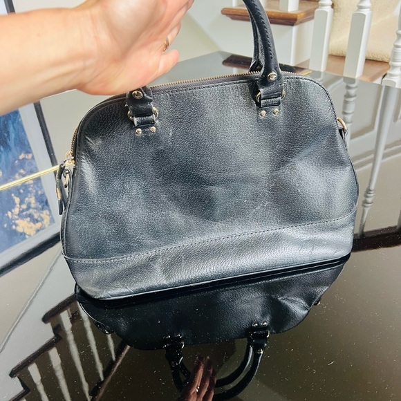 Kate Spade Black Satchel with Glossy Finish - Picture 2 of 7